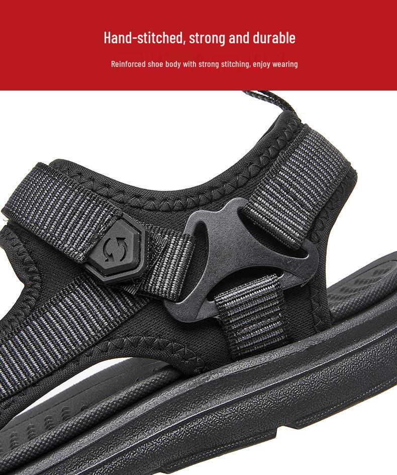 Men's 2026 Trendy Summer Sandals: Versatile Beach Shoes, Soft Sole, Outdoor Casual, Wear-Resistant