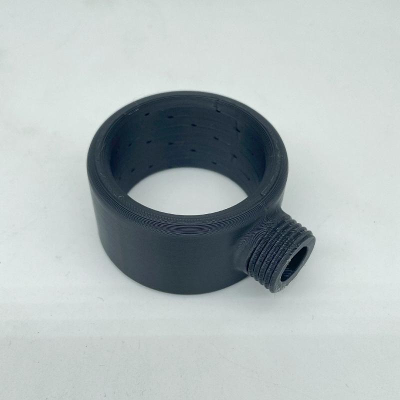 Shower Head Powerful Supercharging Hydromassage 360-Degree Ring Water Spray Spiral Nozzle All-Round Cleaning Shower Head