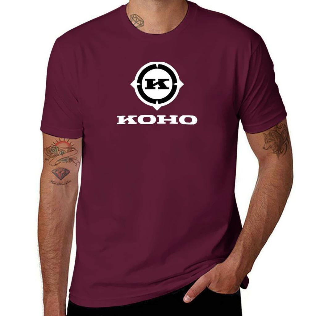 Koho Hockey Retro Logo (2) T-Shirt Kawaii Clothes Blouse for a Boy Heavyweights Men T Shirt