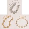 Geometric Metal Waist Chain For Women With Hook Closure Fashion Hip Belt Accessory