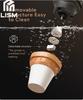 Portable Electric Coffee Grinder Coffee Maker Stainless Steel Whole Bean for Outdoor Drip Coffee Reusable Espresso Capsule