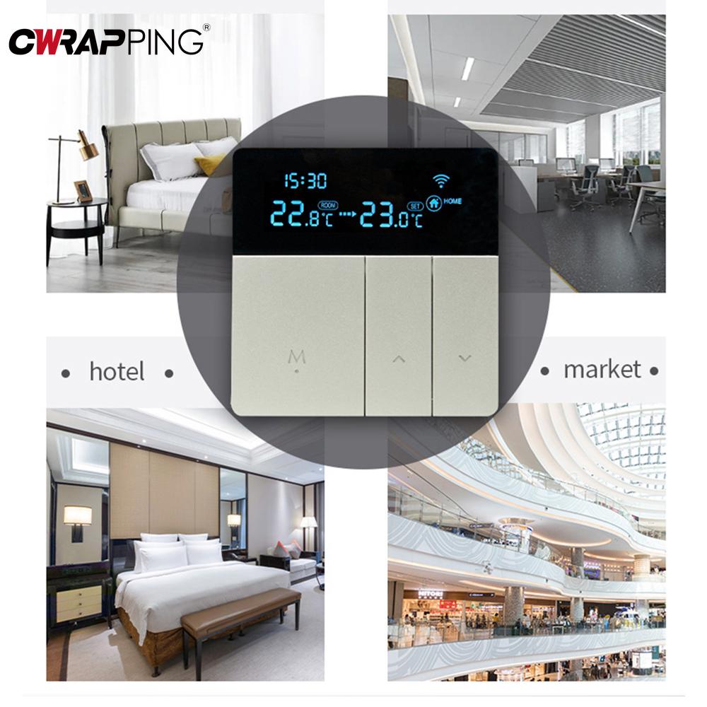 Zigbee Temperature Sensor Digital Temperature Controller Control Wifi Connected Thermostat Underfloor Heating Home Accessories