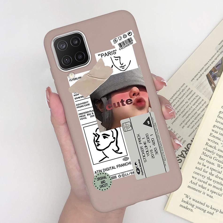 For Samsung Galaxy F22 6.4 inches Case Butterfly Soft Silicon Back Cover For Samsung Galaxy M32 SM-M325FV New Fashion Phone Bags