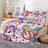 Trendy Brand T-tokidokis Cartoon Cute Blanket Warm And Soft Suitable For Bedroom Living Room Sofa Bed Office Travel Camping