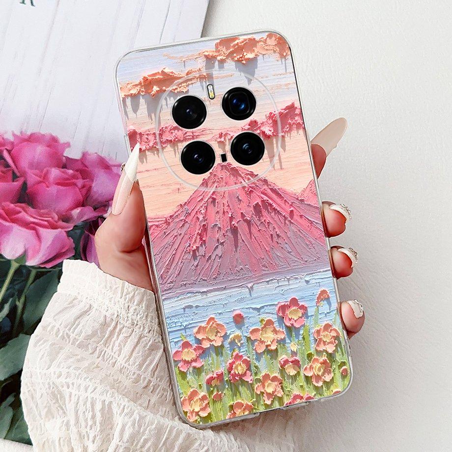 Soft Liquid Silicone Back Cover For Honor Magic 7 Pro Magic6 Lite Magic 5Lite Phone Case Marble Gothic Style Cartoon Clear Coque