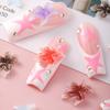 20 ks Smíšené Barevné Pryskyřičné Květiny Lily Charmsy pro Nehtové Umění Gradientové Ledově Průhledné Želé Lily Dekorace pro Nehtové Umění DIY Část pro Manikúru