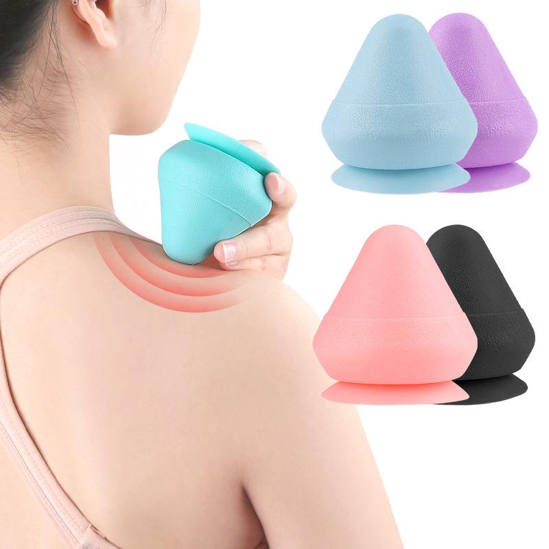 Adsorption Fascia Ball Foot Fitness Back Waist Shoulder Neck Massage Cone Wall Mounted Muscle Relaxation Fascia Ball