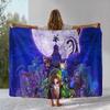 Retro Z-Zelda Cartoon Link Games Flannel Blanket,Ultra Soft Warm Plush Throw for Home Bedroom Bed Sofa Cover Camping Picnic Kid