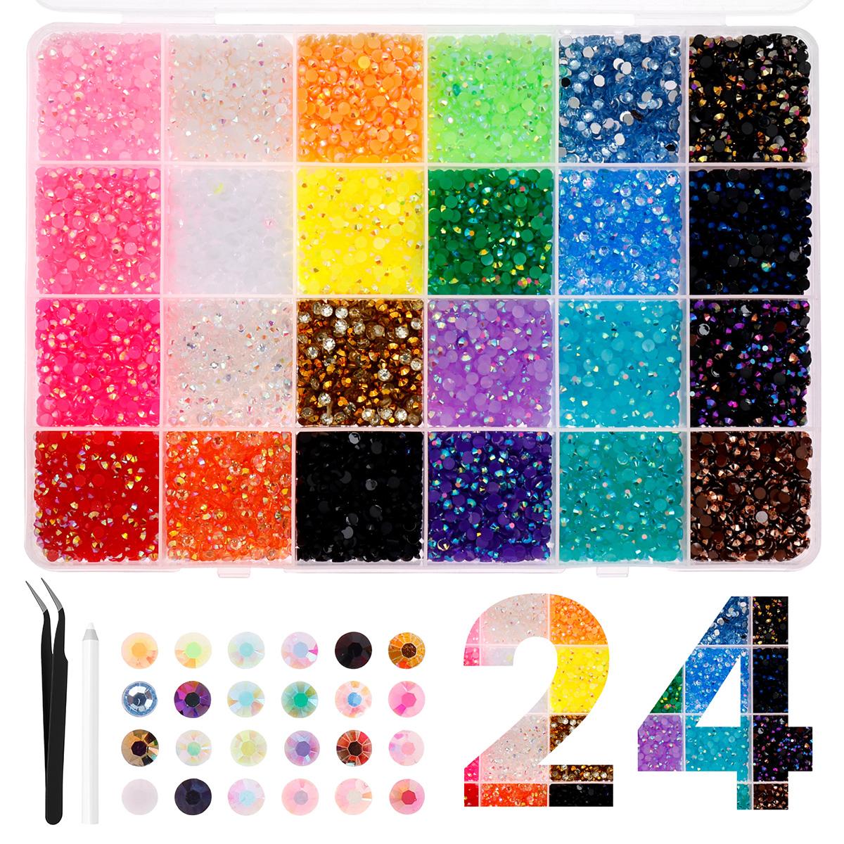 

Resin Jelly Rhinestones Craft Supplie Flatback Glitter Stones Nail Art Decor DIY Clothing Nail Drill Phone Drill Glass Hat Drill