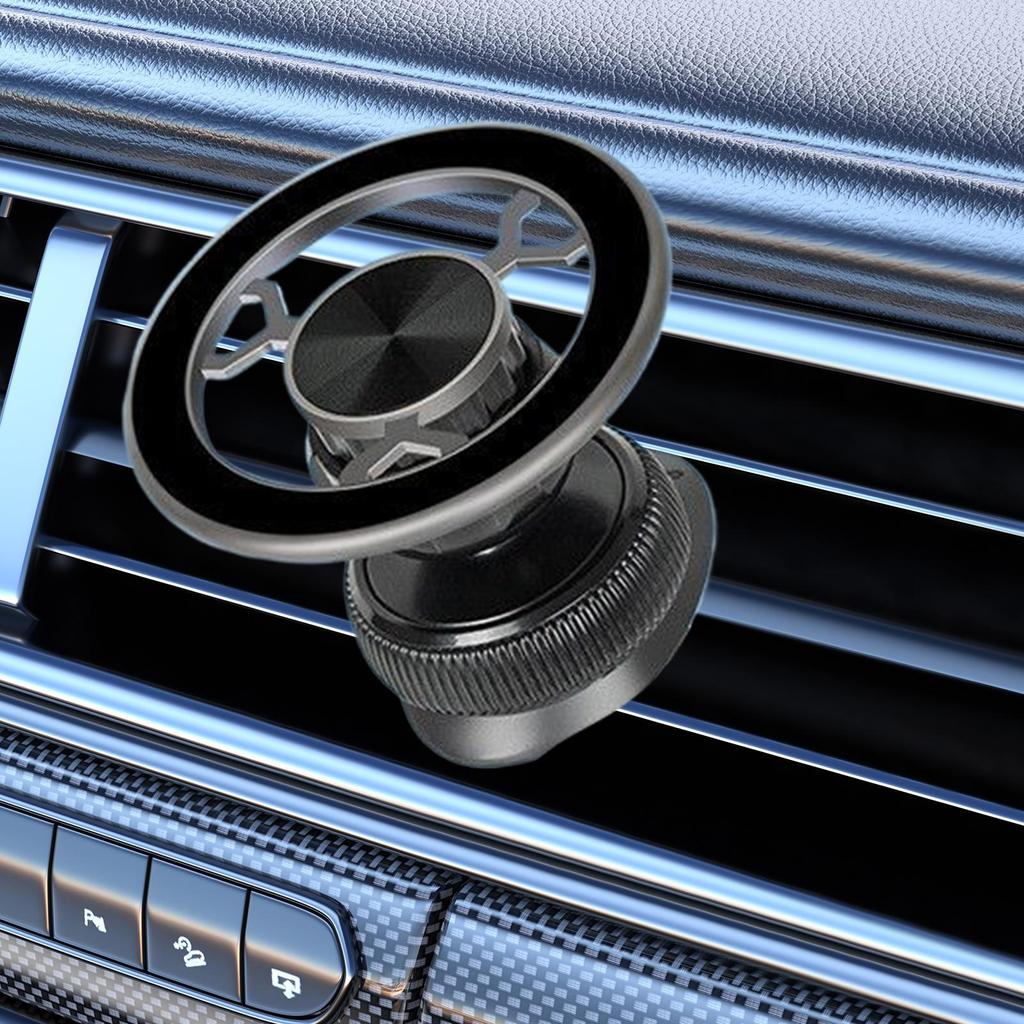Magnetic Vacuum Car Phone Vent Mount, Multifunctional Auto Dash Holder, Traveling Sedan Desktop Gym Home Cradle