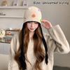 Ear Protection Beanie Cap for Women Windproof Pullover Caps  for Walking Travel Shopping