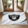 Las Vegas Raiders Design Crystal Velvet Rug Soft Decorative Mat for Bedroom Entrance