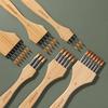 New Wooden Handle Multi Tooth Brush Set, Flat Head, Round Head Artistic Watercolor Acrylic Brush, Multifunctional Painting Brush