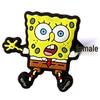SpongeBob Cute Clog Decorations: Soft PVC Accessories for DIY Shoes