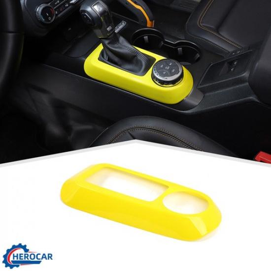 Mitteles Schaltpanel Dekorative Abdeckung Zierleiste Für Ford Bronco 21-25 Gelbes ABS