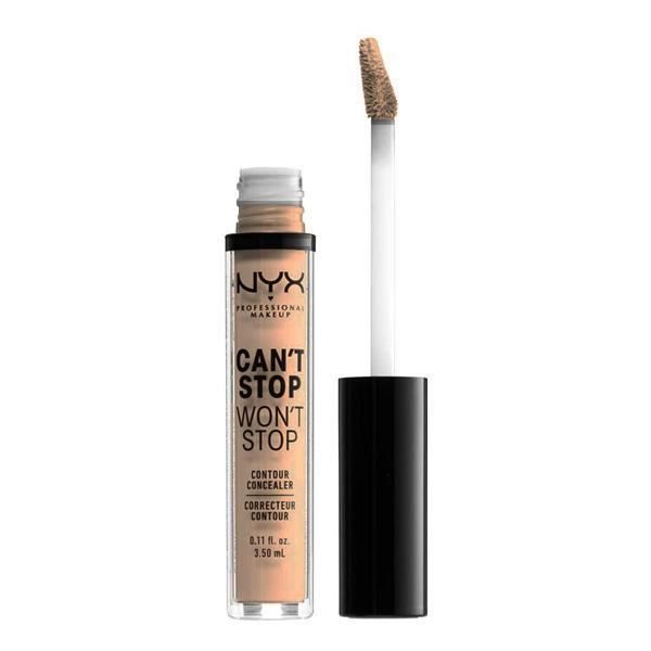 Anti-cernes - NYX - Can't Stop Won't Stop - Fini mat - 3,5 ml - Convient à tous types de peau