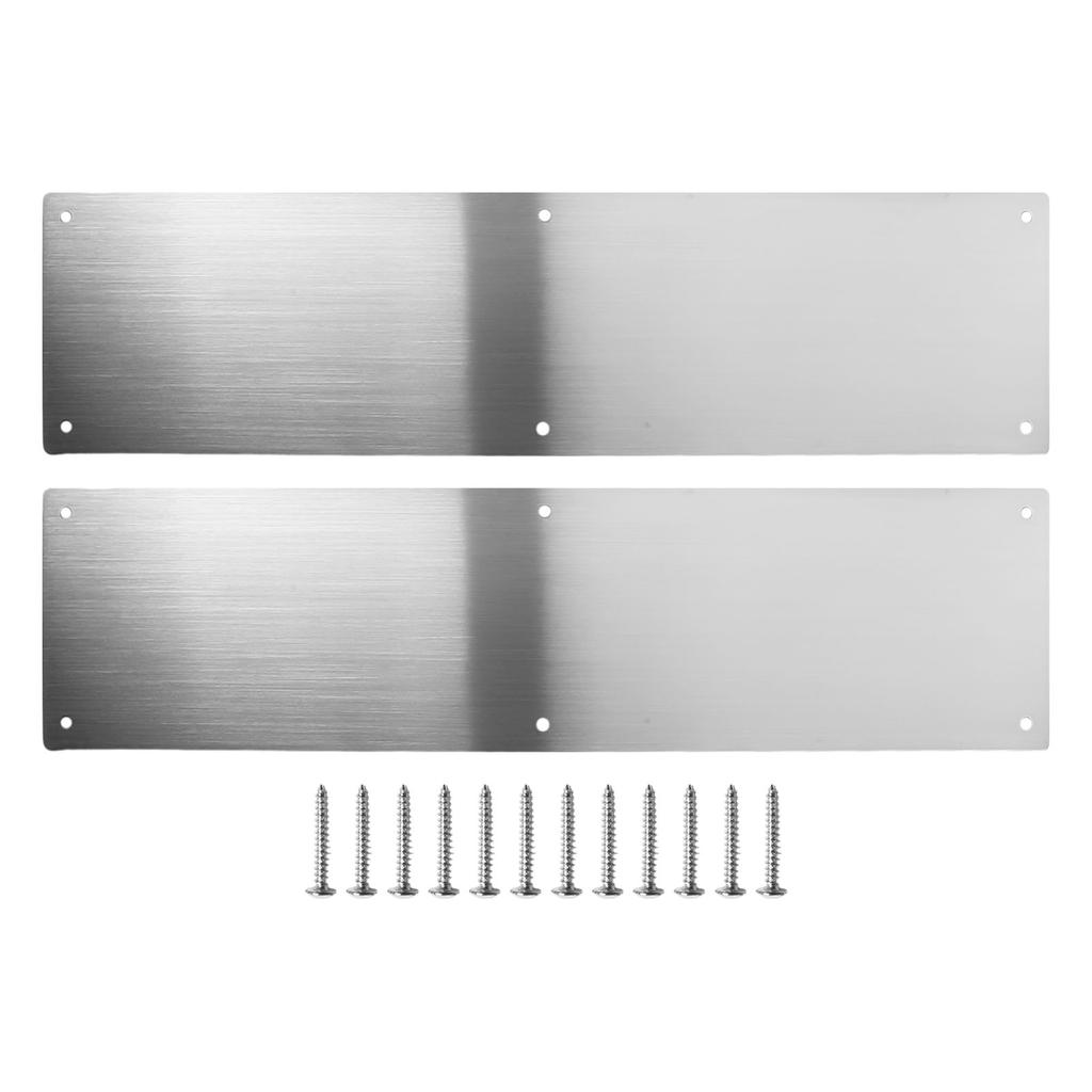 Door Metal Kick Plate Long Lasting Stainless Steel Protection Installation Suitable for Indoor and Outdoor Use