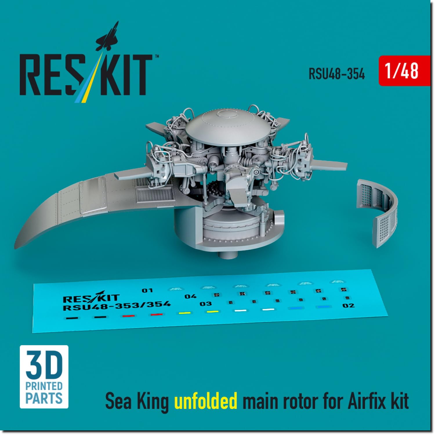 

Reskit Westland Sea King Роторная втулка в развернутом положении Пластиковые детали для модели 1/48 (для Airfix) RSKU48-0354 (Самолет)