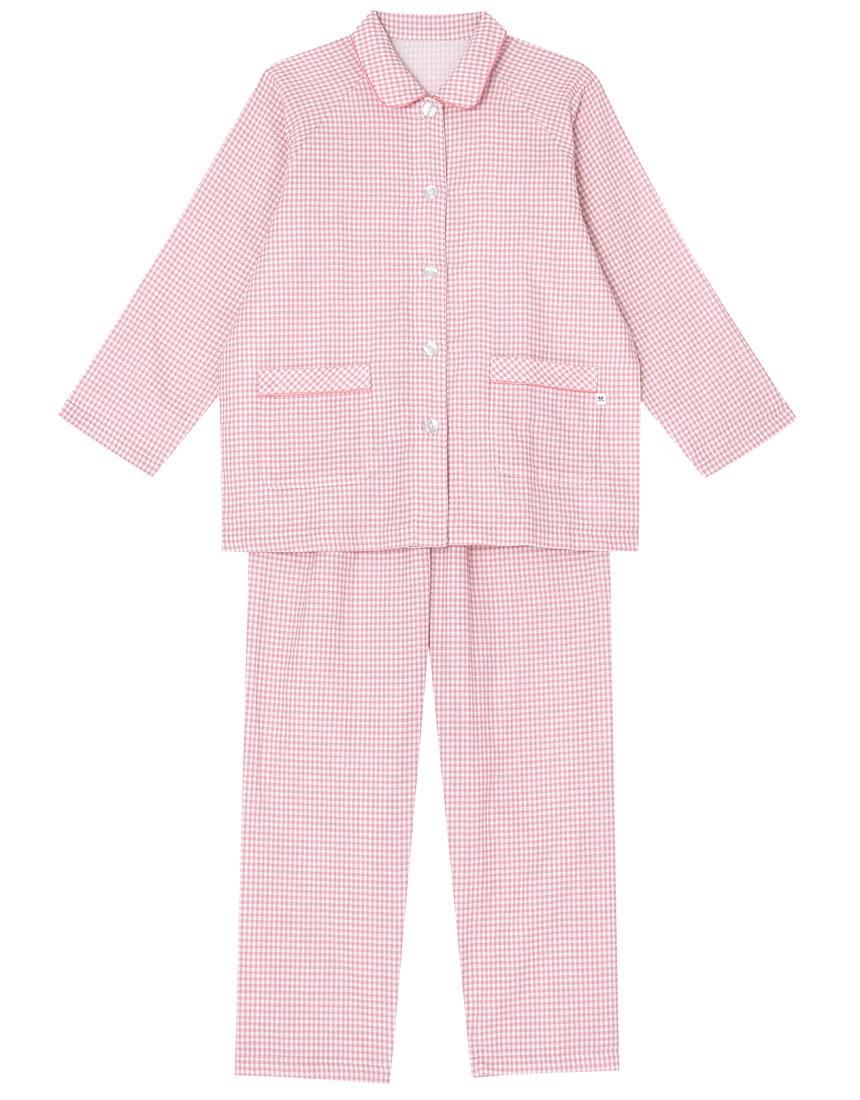 

Wacoal Relax Sleep Grander Long Sleeves and Relaxed Seamless Side Soft and Comfortable Front CDX507 & Women s Pajamas, Pants, 100% Cotton, Fit,