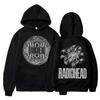 Radiohead Printed Hoodie Men Women Hip Hop Fleece Warm Sweatshirts Casual Loose Oversized Y2k Streetwear Pullover Tracksuit Female Male Clothing