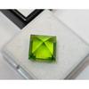 Green Peridot Princess Cut 11 Ct Stunning Certified Loose Gemstone
