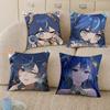 Game Iuno Wuthering Waves Cushion Cover Decorative Pillowcase Soft Short Plush Cozy Durable Sofa Home Decor Items Gift
