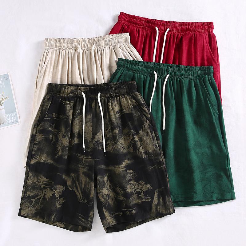Men's Shorts Plus Size Elastic Waist Summer Casual Shorts