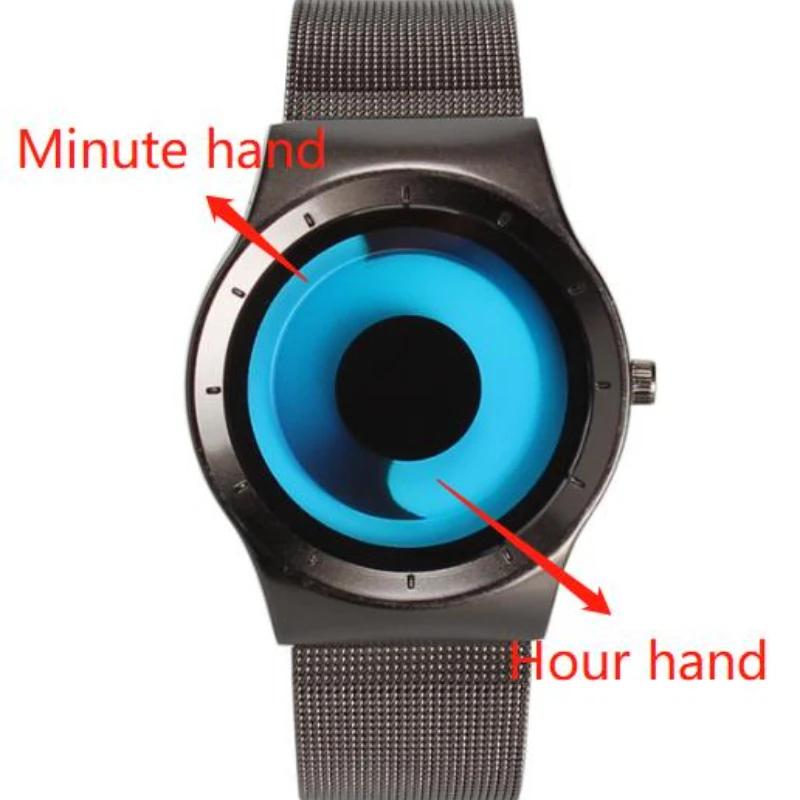 Neues Konzept Modeuhr für Herren Wasserdicht Sternenhimmel Wirbel Element Zifferblatt Sport Herrenuhren Business Quarz Armbanduhr Uhr