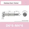 Stainless Steel M4*D5D6 Slotted Shaft Sleeve Screw with Partial Thread and Plain Rod