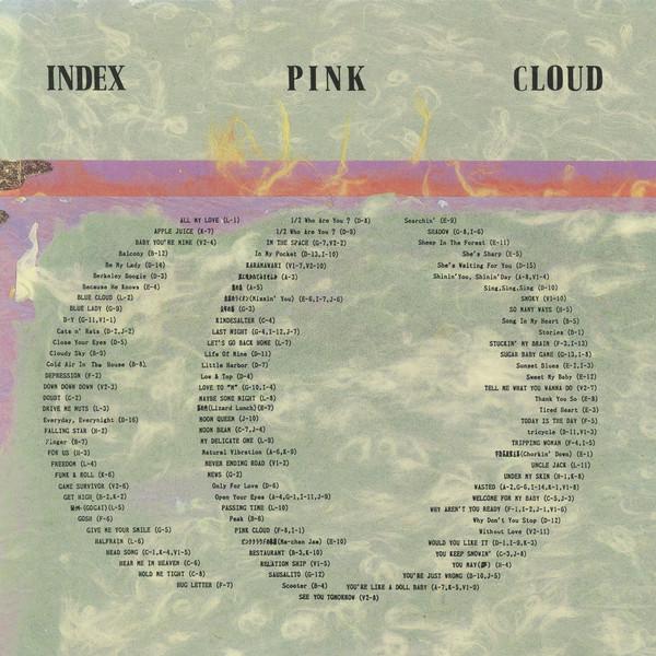 

CD PINK CLOUD - Индекс EDCR603 Edoya Records 1993 Япония Японская поп/рок-музыка Б/у