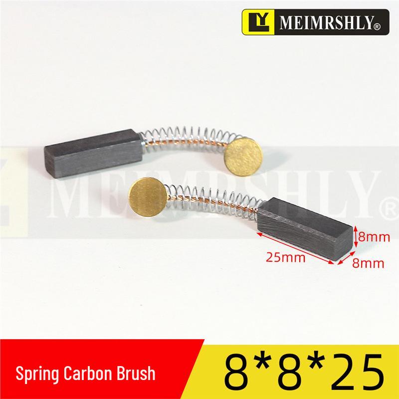 Copper Graphite Brushes for Servo Motor - Sizes: 6/7/8 x 8 x 15/20/25/30mm