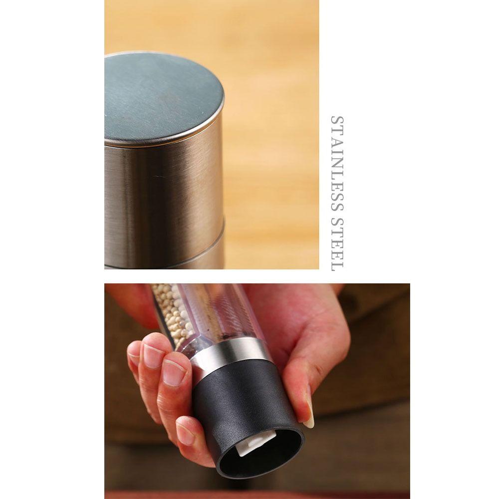 Refillable Manual Pepper Grinder Double-head Pepper Mills Sea Salt Spice Mill  Kitchen Gadgets
