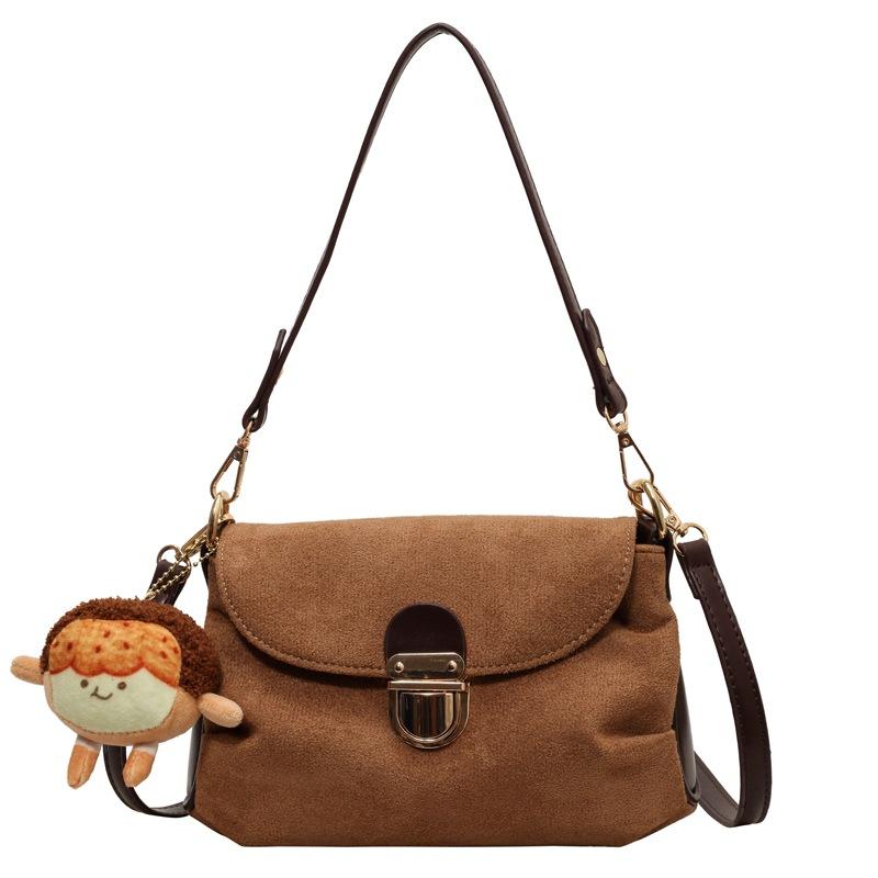 Retro Underarm Bag Women's New Fashion Versatile High-end Texture Matte Niche Shoulder Messenger Bag