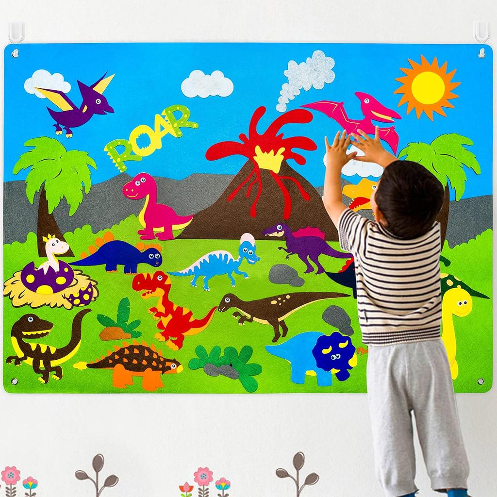 Toys Toys Montessori Felt Board Story Set Preschool Learning Activities Board Outer Space Scientific Cognition Party Decorations