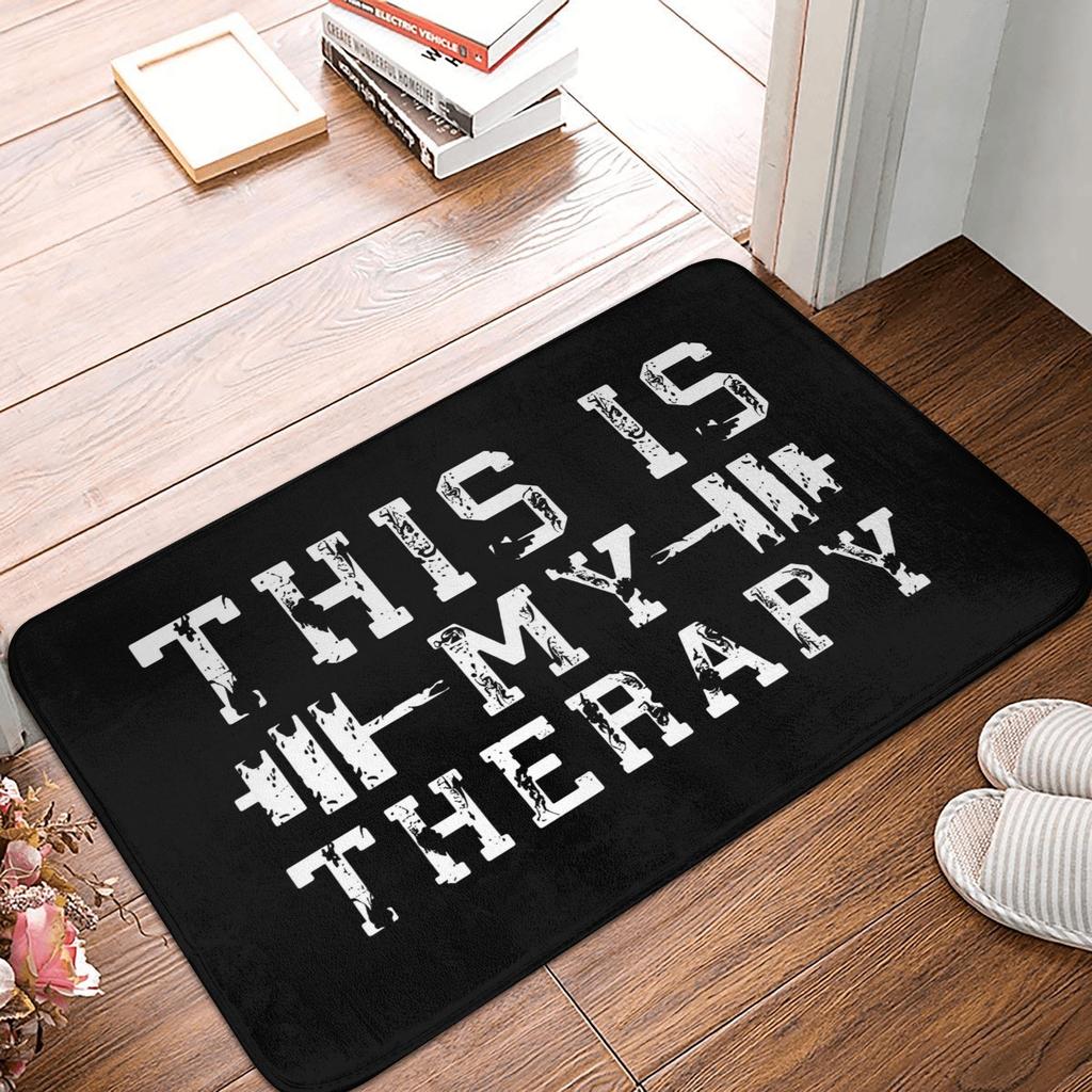 Eat Sleep Train Repeat Fitness Motivational Doormat Non-Slip Entrance Kitchen Bath Floor Door Mats Garden Carpet Rug