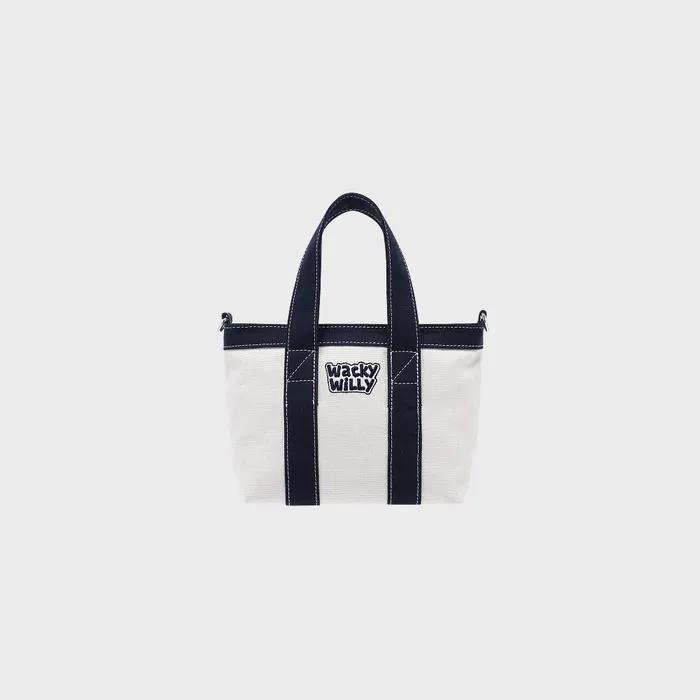Canvas Mini Tote Bag Navy
