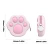 Soft Silicone Material Earphone Pouch In Adorable Feline Shape For Keychains Attachment Design