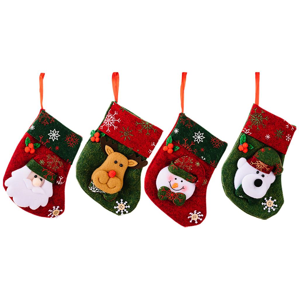Stocking Christmas Premium Gift Bag Small Size Ideal For Candy And Decorations Holiday