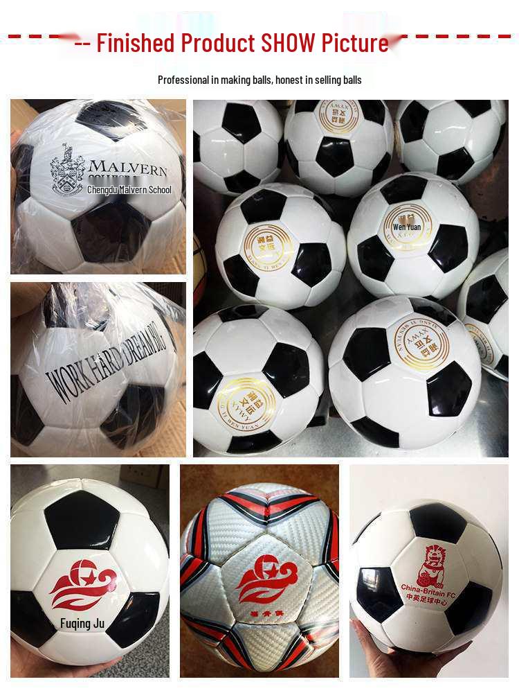 

Custom Logo School Competition Football, DIY Engraving, 4# Size, No. 5 Training Ball Other