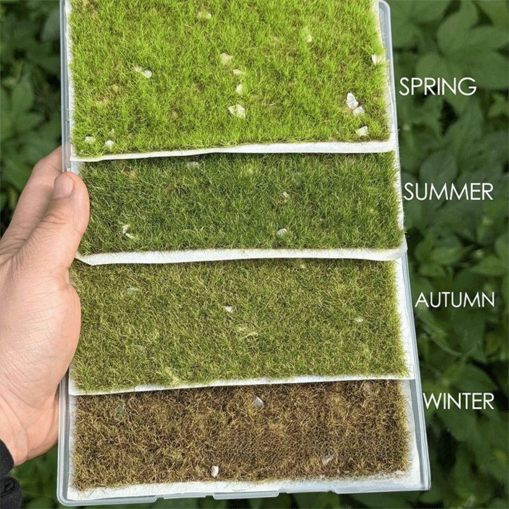 Nylon Miniature Grass Tuft Mini Scale Model Accessory Realistic Simulation Grass Sand Table Mat Hand DIY Craft Material