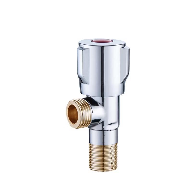 DANLE 304 Stainless Steel 3-Way Shut-off Angle Valve