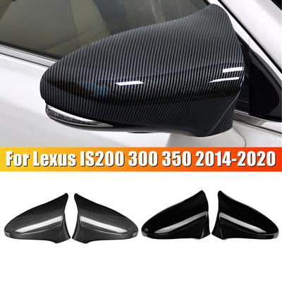 For LHD LEXUS IS ES GS LS CT RC F-Sport 2014- Car Rearview Side Mirror Cover Wing Cap Exterior Door Housing Shell Trim