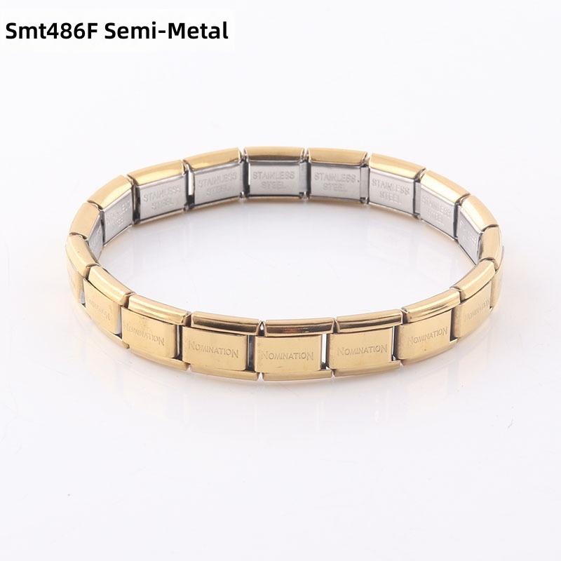 Italian Charm Bracelet Unisex 316 Stainless Steel Removable Starter Modular Jewelry Trendy Anniversary Gift Link Bracelets