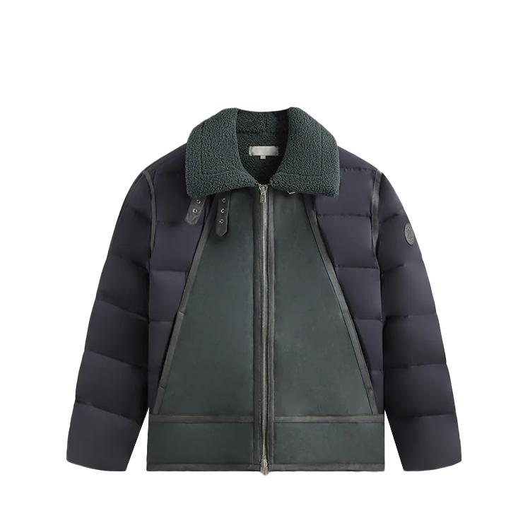 Kith Arden Bonded Microsuede Combo Jacket Machine Men Outerwear Multi-Color KHM010645-178