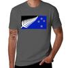 Nz Flag Design Silver Fern By Kyle Lockwood Tshirt Quick Dry Outdoor Sports Tshirt