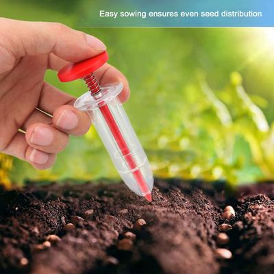 2 piezas Dispensador de Semillas Mini Seedmaster Herramienta Sembradora para Siembra Hortícola