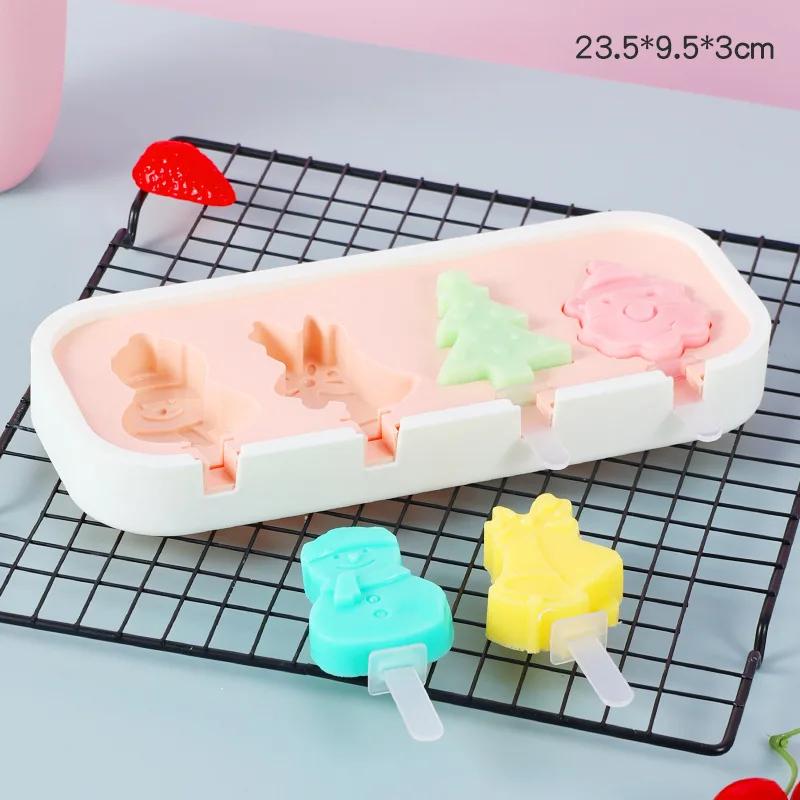 Eisformen für Kinder und Babys, süße Formen, Silikon, Mini-Eisformen, BPA-frei, wiederverwendbar, Eisform, Eis am Stiel, Maker, selbstgemachtes Set