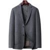Pierre Cardin Men's Down-Lined Double-Faced Wool Blend Business Overcoat