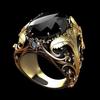 Retro Zircon Ring, High-end Rose Flower Ring, Trendy and Cool Hand Jewelry for Men and Women
