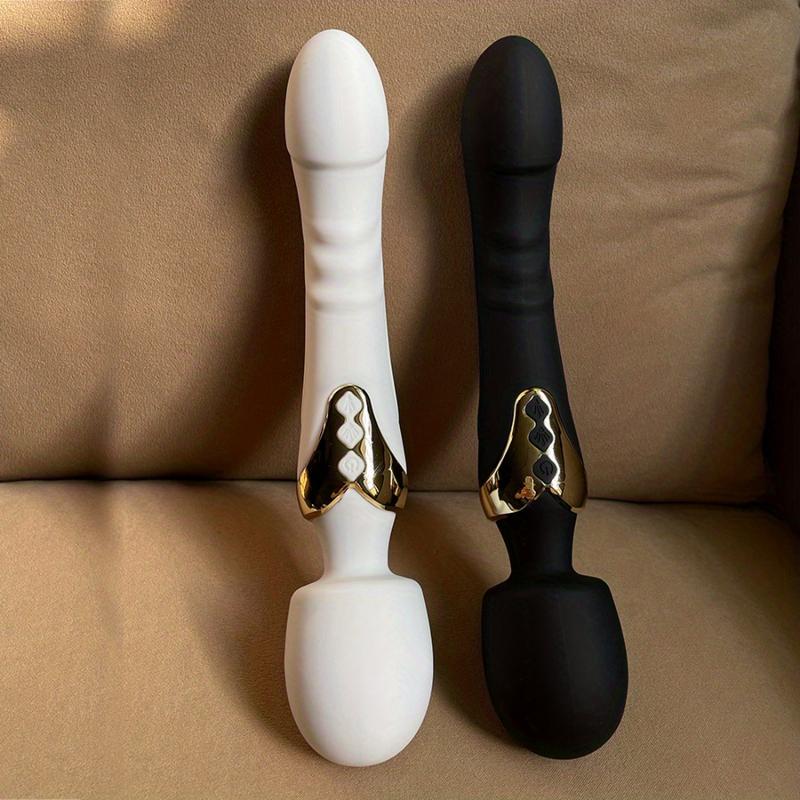 Výkonný ženský dildo vibrátor, 10 vzorů stimulátor klitorisu G tečkovaný vaginální masážní přístroj Sexuální hračky pro dospělé pro ženy